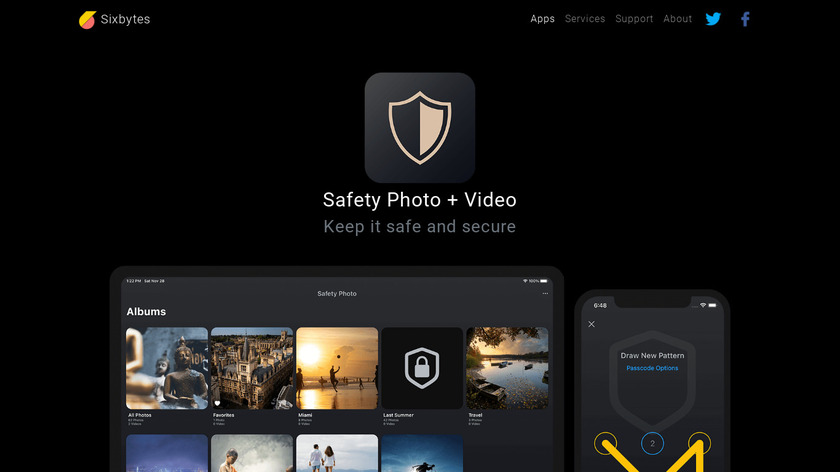 Safety Photo+Video Landing Page