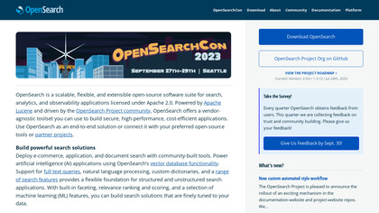OpenSearch screenshot