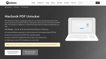 MacSonik PDF Unlocker image
