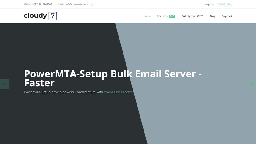 PowerMTA Setup Landing Page