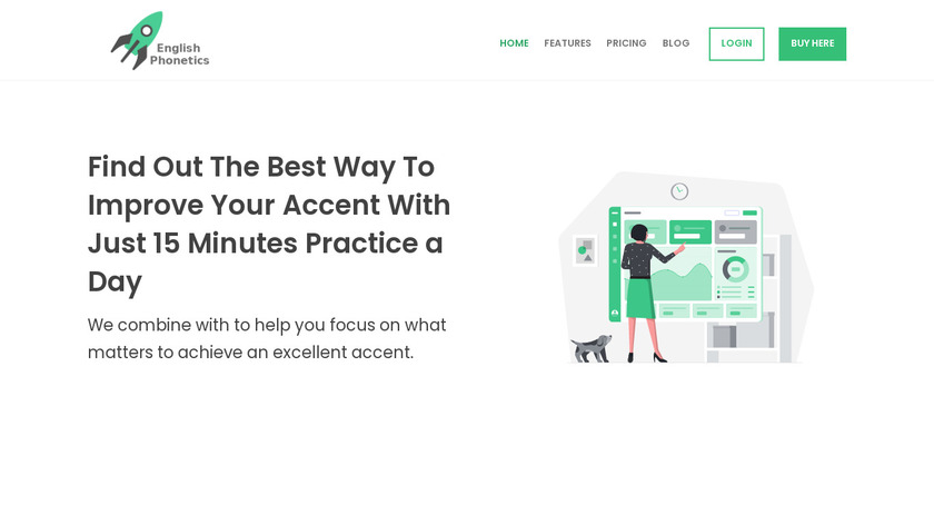 EnglishPhonetics.net Landing Page