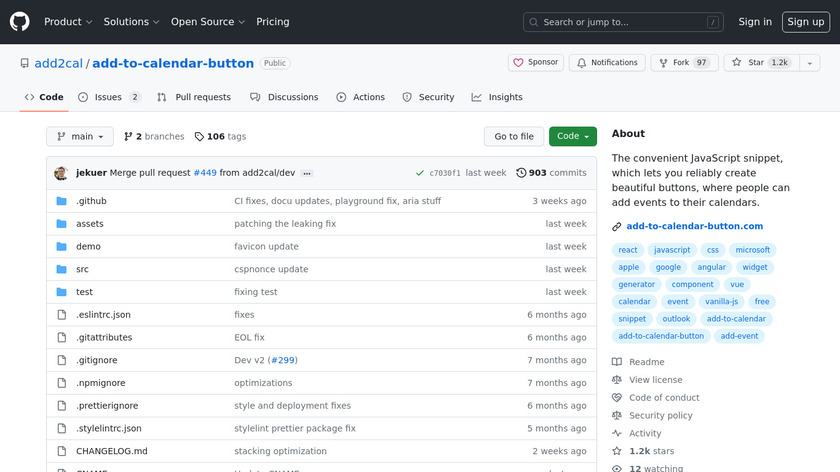 Add-to-Calendar Button Generator Landing Page