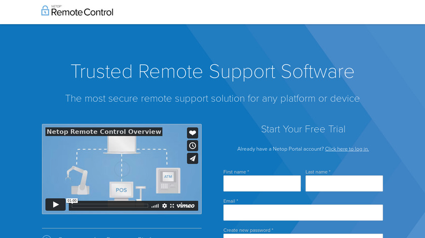 imperosoftware.com Netop Remote Control Landing Page