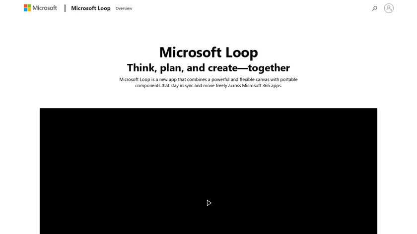 Microsoft Loop Landing Page