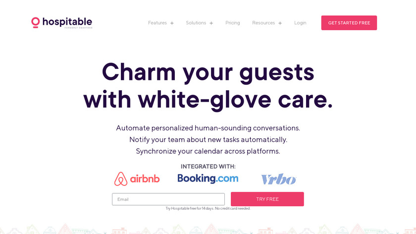 Hospitable (formerly Smartbnb) Landing Page