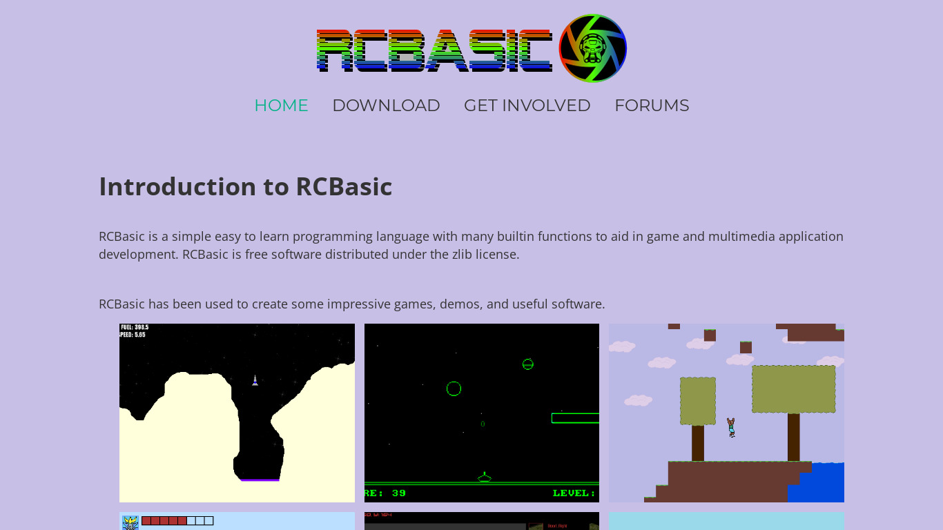 RCBasic Landing page