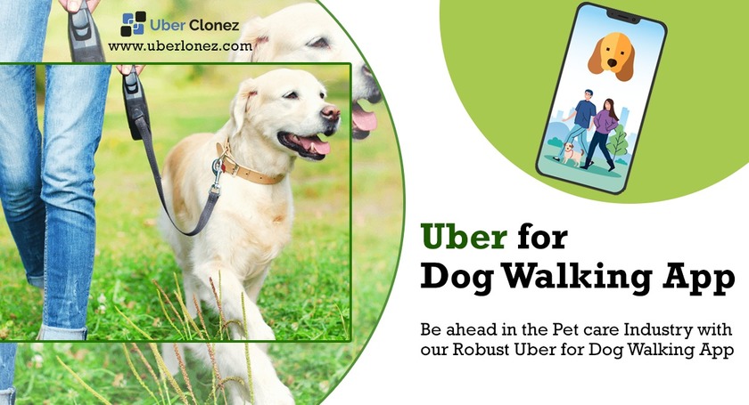 Dog Walking App by Uberclonez Landing Page