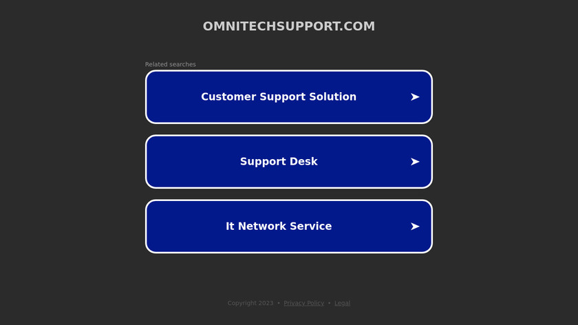 Omni Tech Support Landing Page