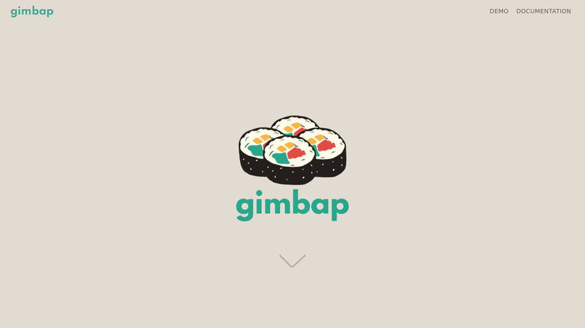 gimbap Landing Page