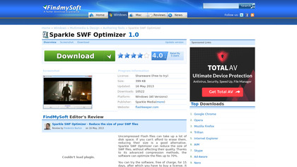 Sparkle SWF Optimizer image