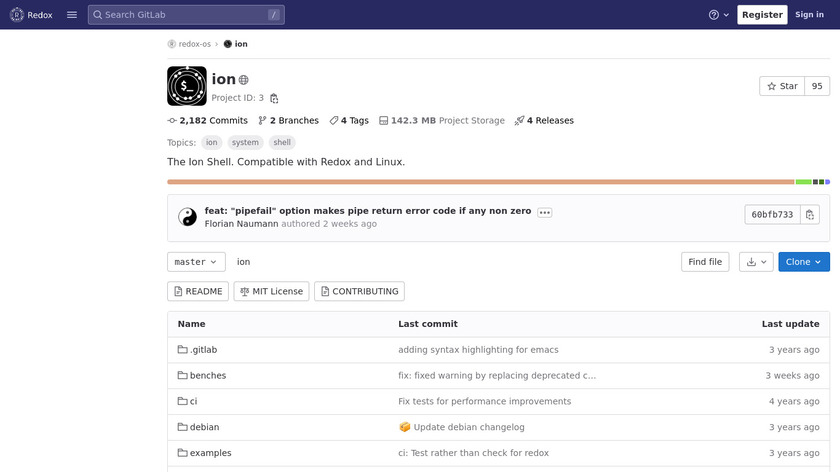 Ion (shell) Landing Page