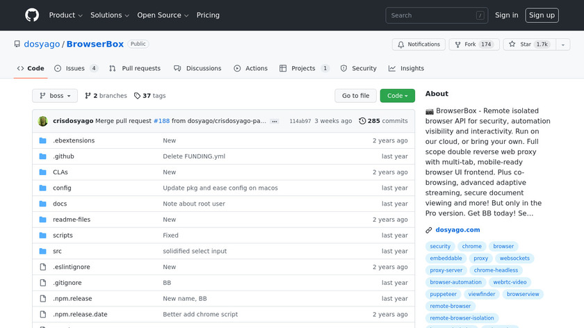 ViewFinderJS Landing Page