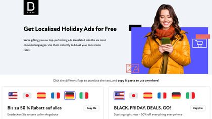 BLEND Multilingual Ad Copy screenshot