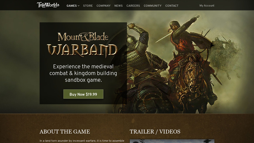 Mount & Blade: Warband Landing Page