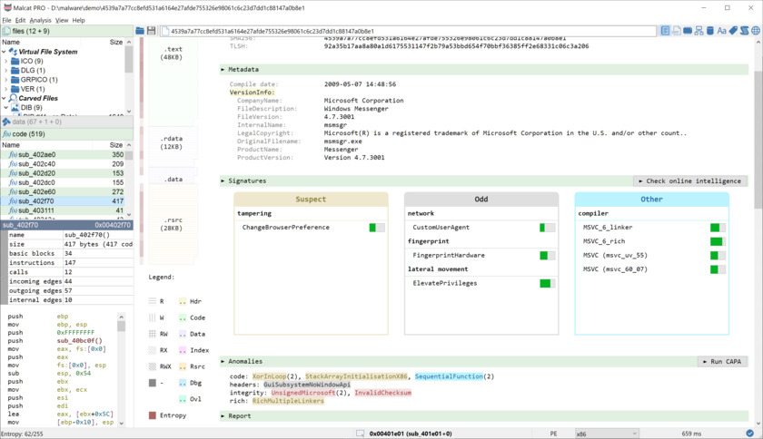 Malcat Landing Page