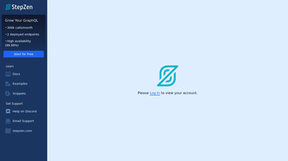 StepZen GraphQL Studio screenshot