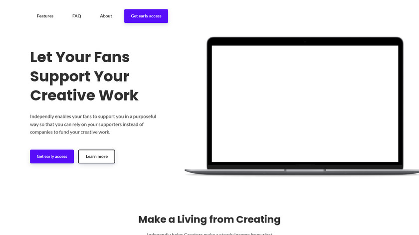Independly Landing Page