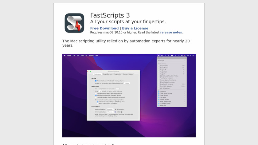 FastScripts Landing Page