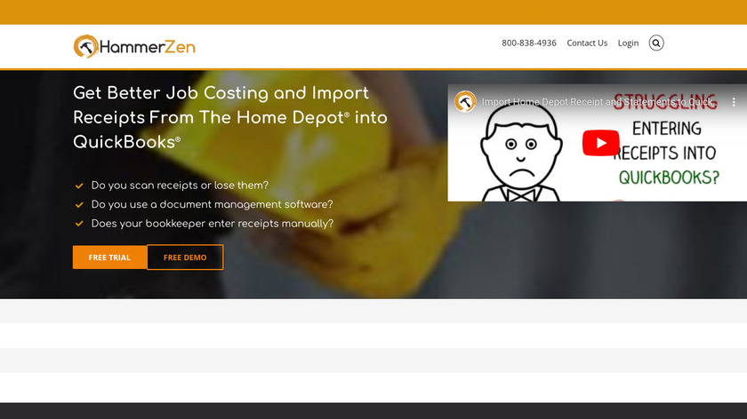 HammerZen Landing Page