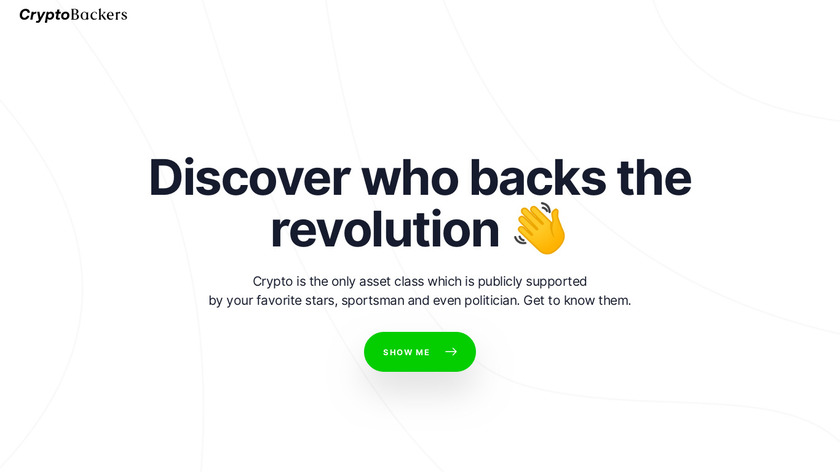 Crypto Backers Landing Page