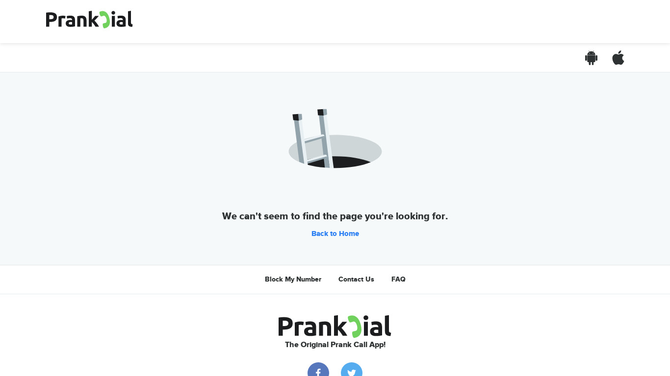 Donald Trump Calling by PrankDial Landing page