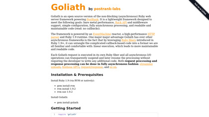 Goliath screenshot