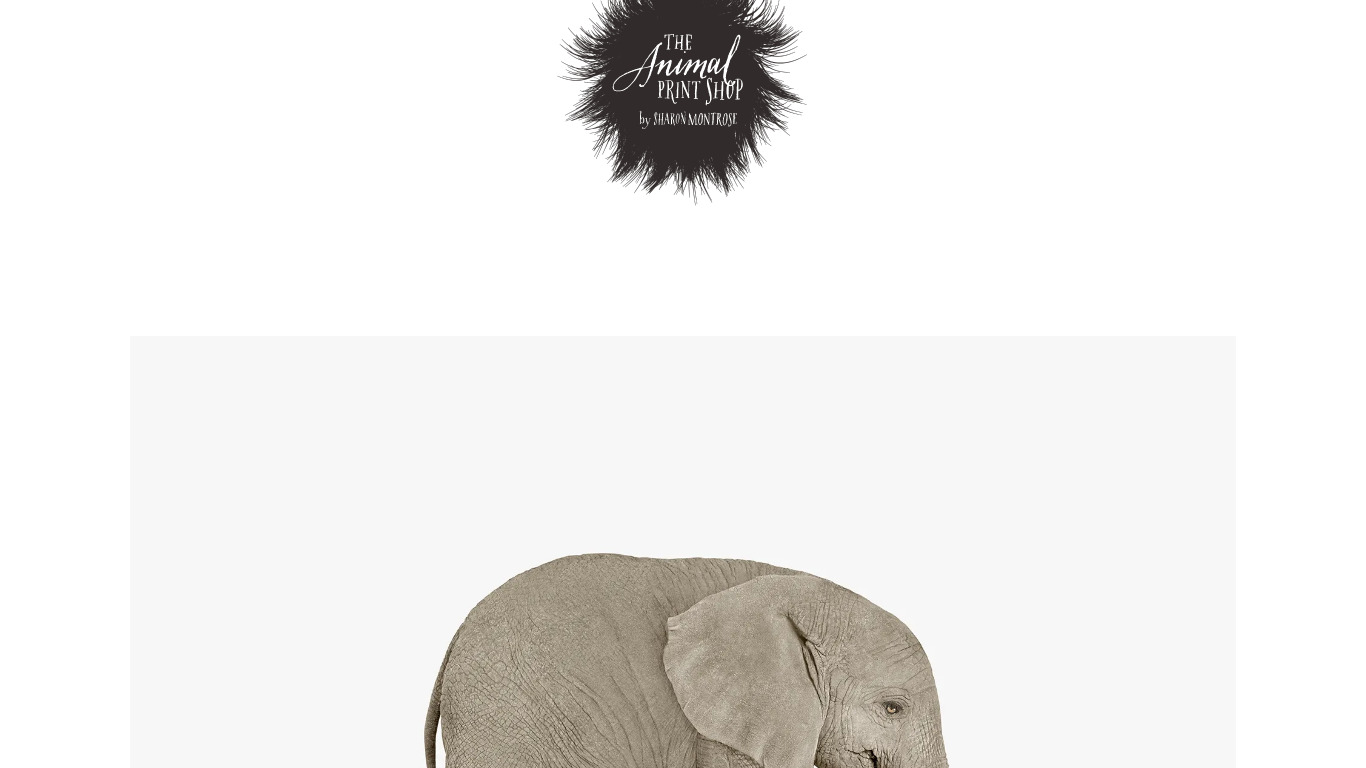 Animal Print Shop Landing page