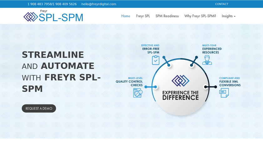 Freyr SPL/SPM Landing Page