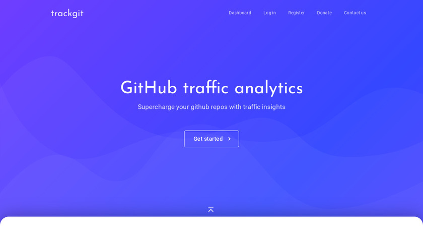 Trackgit Landing Page