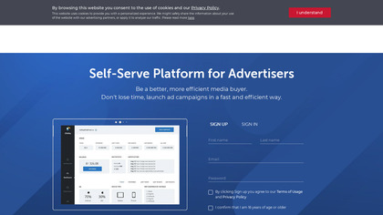 Clickky's Self-Serve Platform image