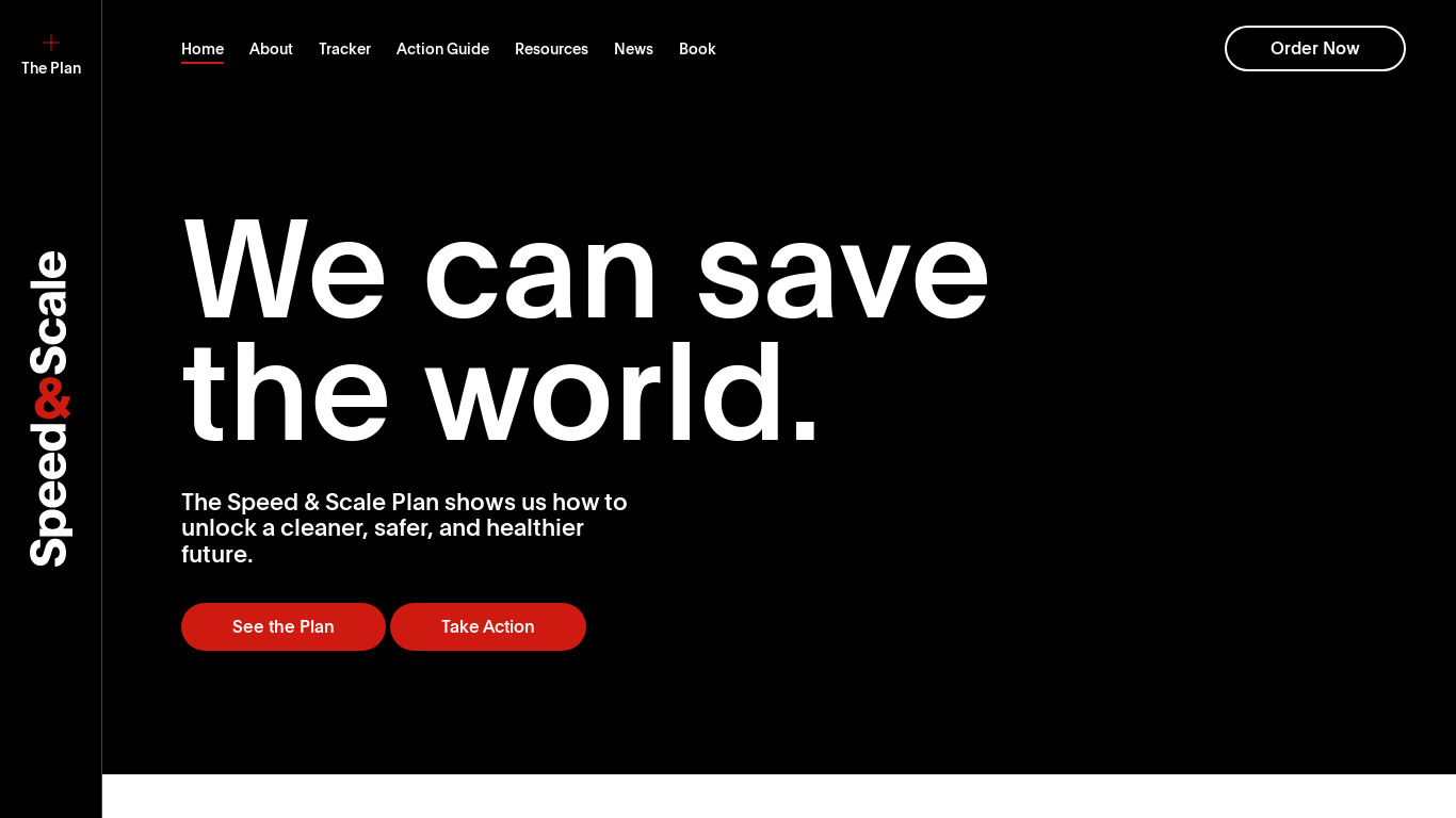 Speed & Scale Landing page
