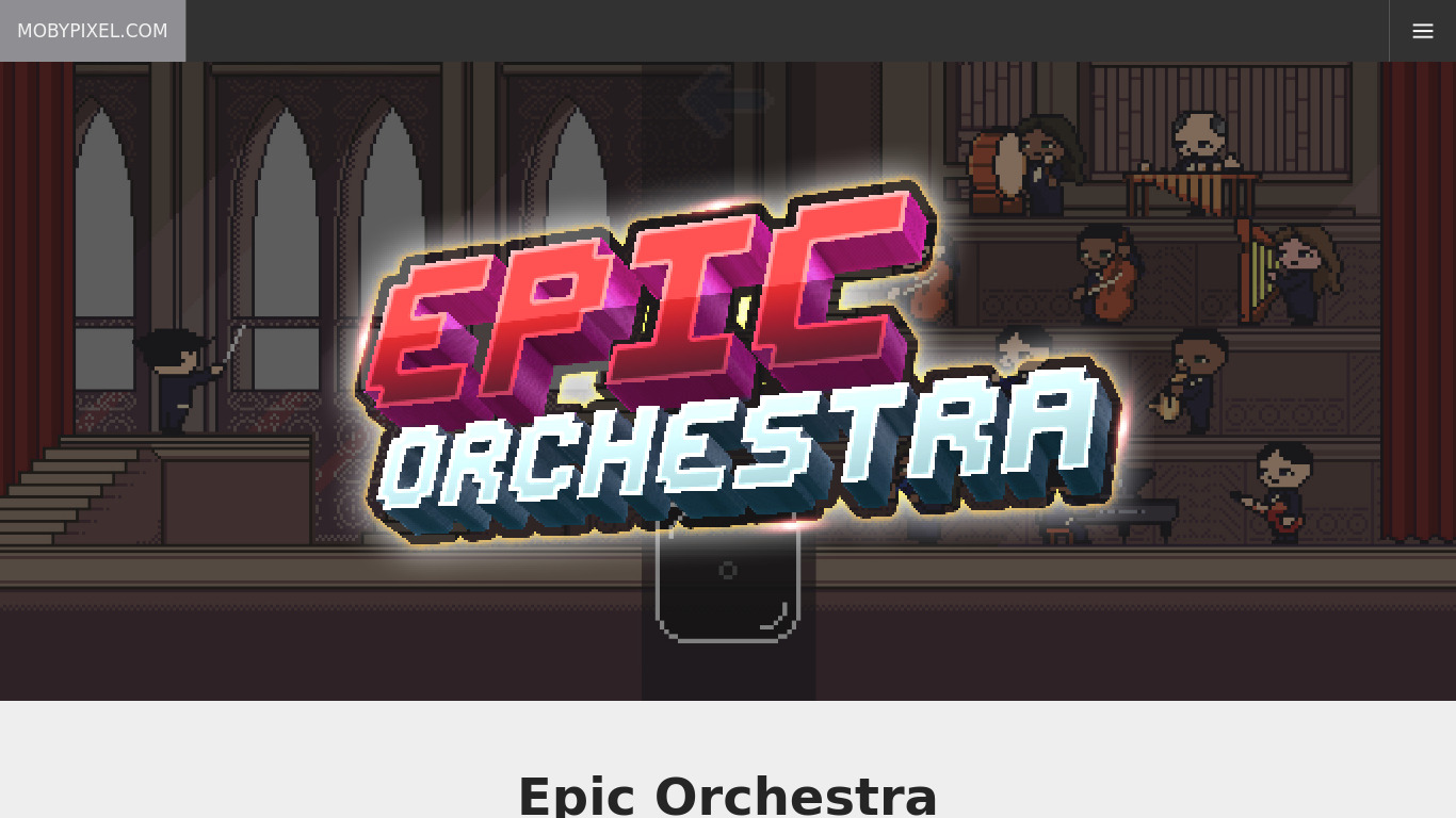 Epic Orchestra for iOS Landing page