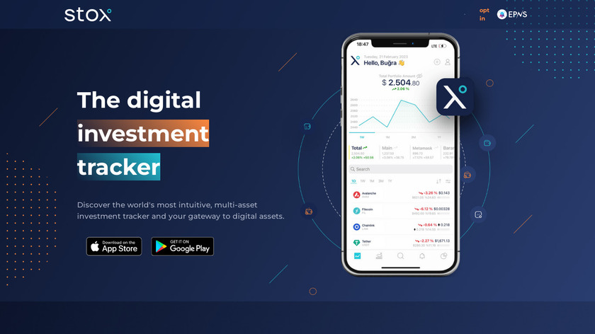 Stox Landing Page