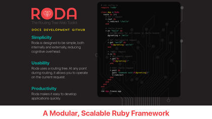 Roda Framework screenshot