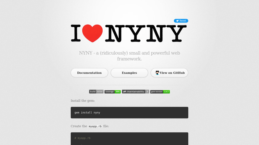 NYNY Landing Page