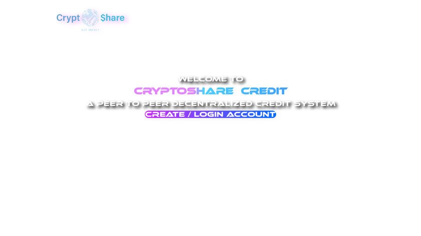 Cryptohare Landing Page