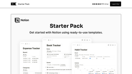 Notion Starter Pack screenshot