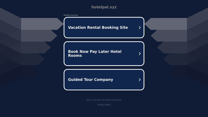 HotelPal Landing Page