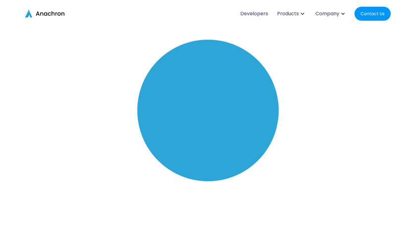 Anachron Technologies Landing Page