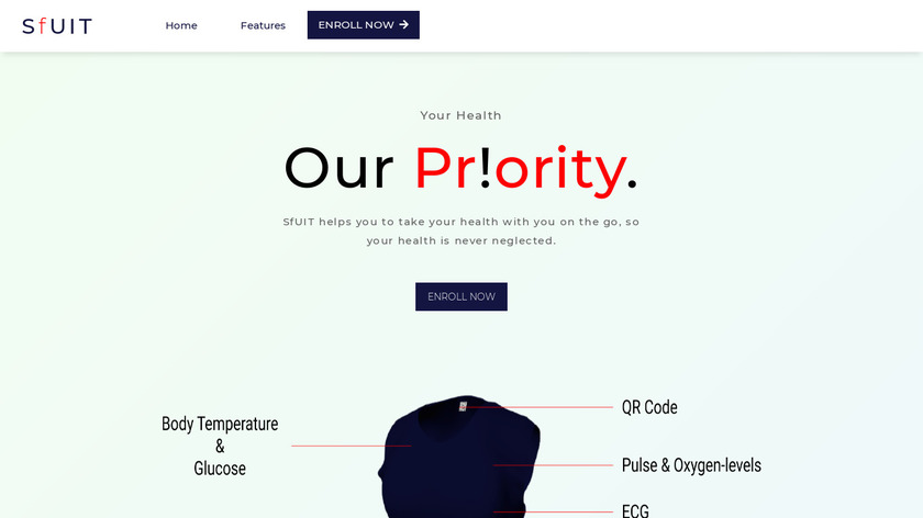 SfUIT Landing Page