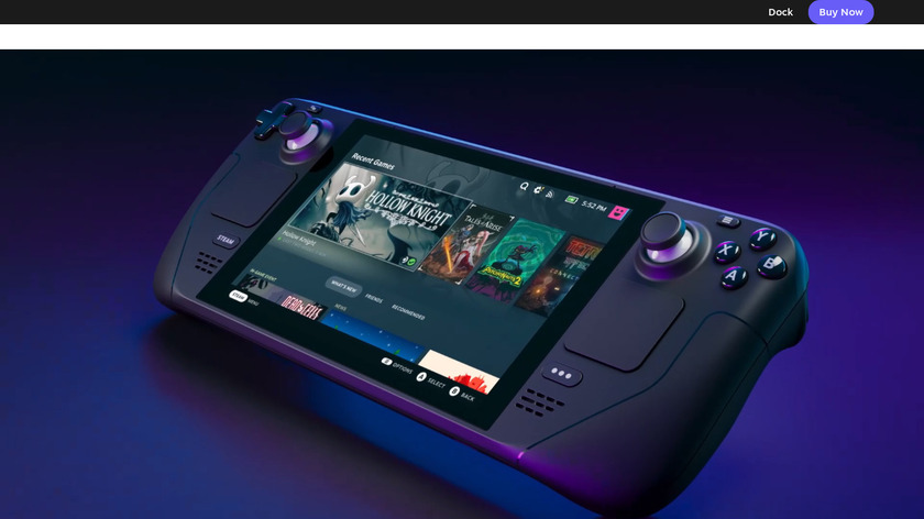 Steam Deck Landing Page