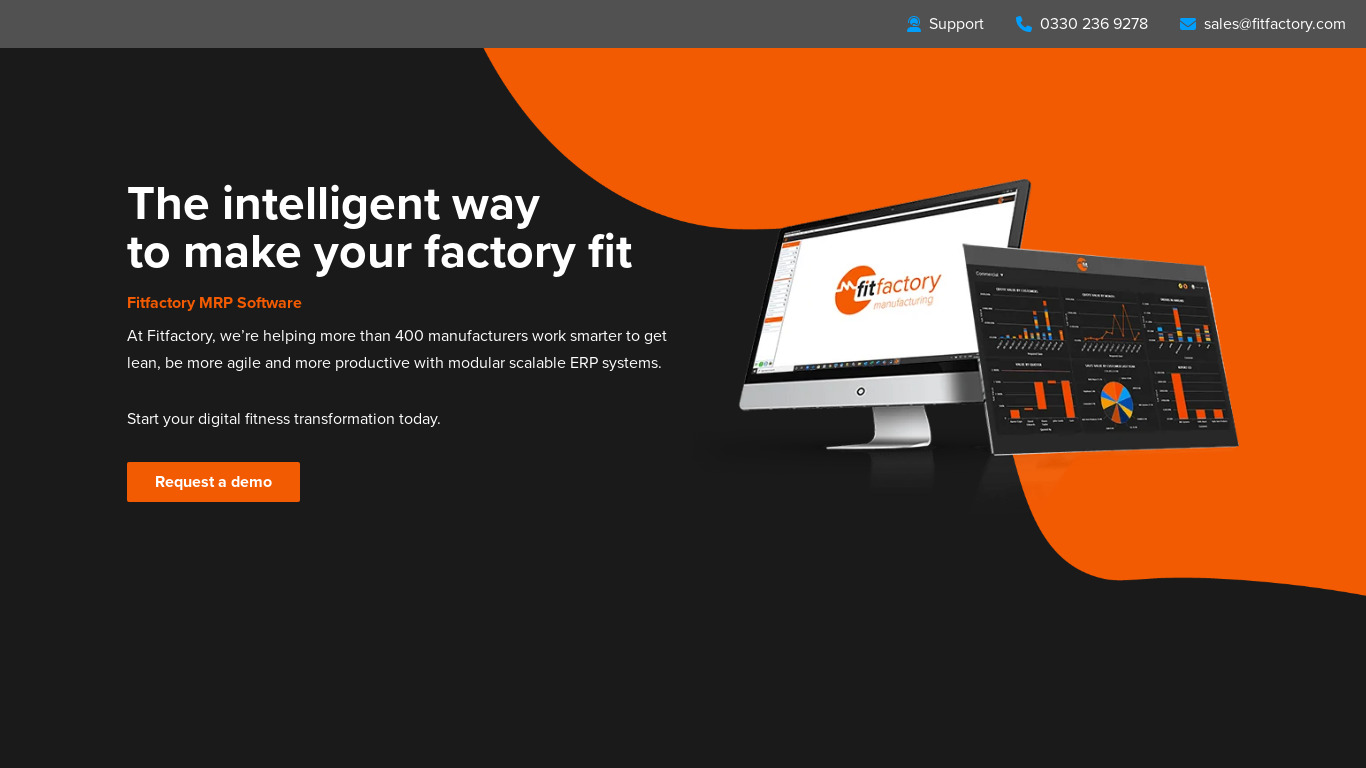 Fitfactory Landing page