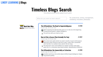 Timeless Blogs Search image