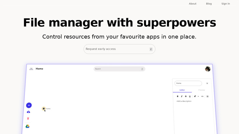 Neat – File Manager Landing Page