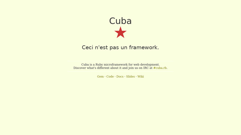 Cuba Landing Page