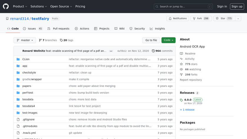 Text Fairy Landing Page