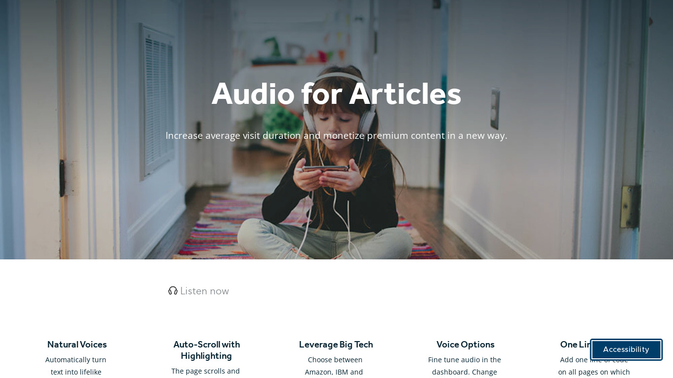 ReadAlong.ai Landing page