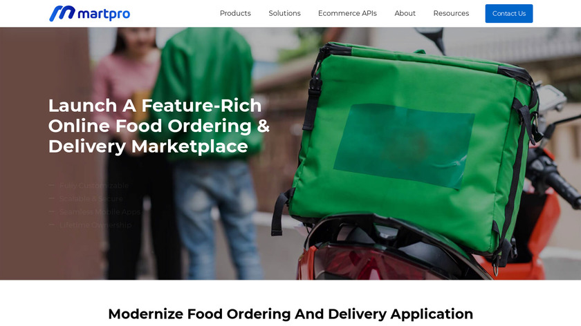 Online Food Ordering Landing Page