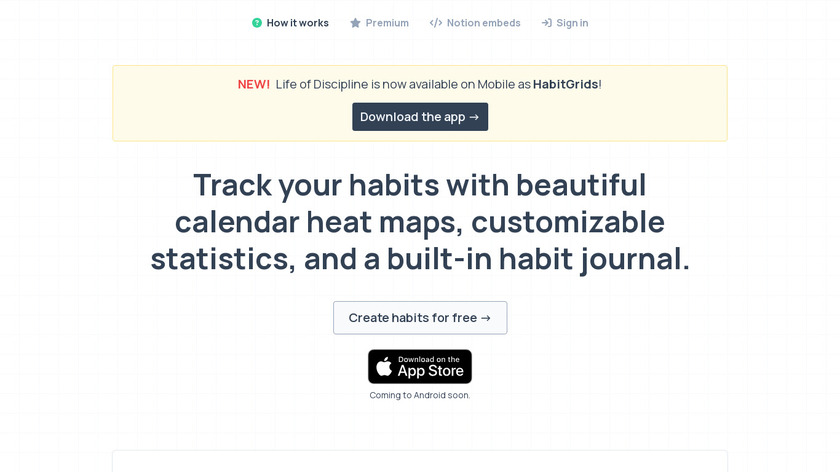 Life of Discipline Landing Page