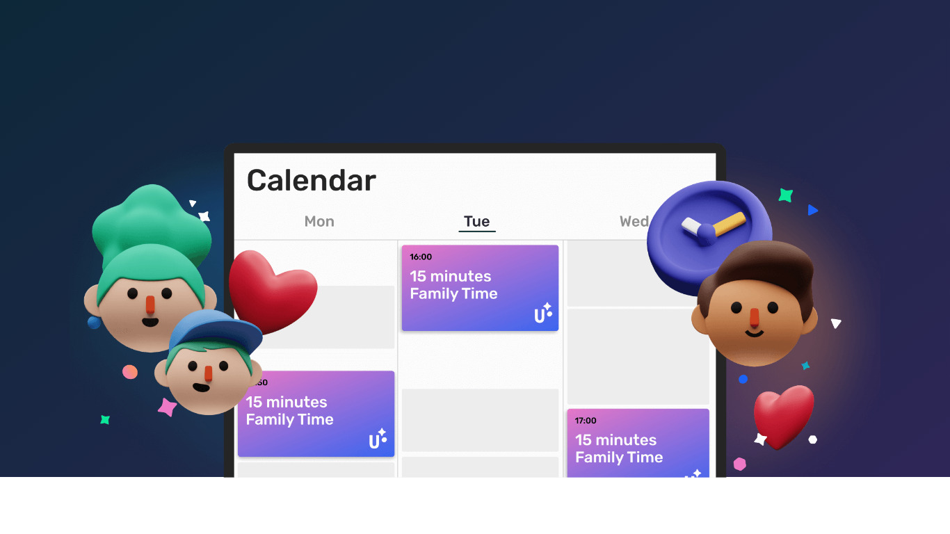 Family Time Scheduler by URSOR Landing page